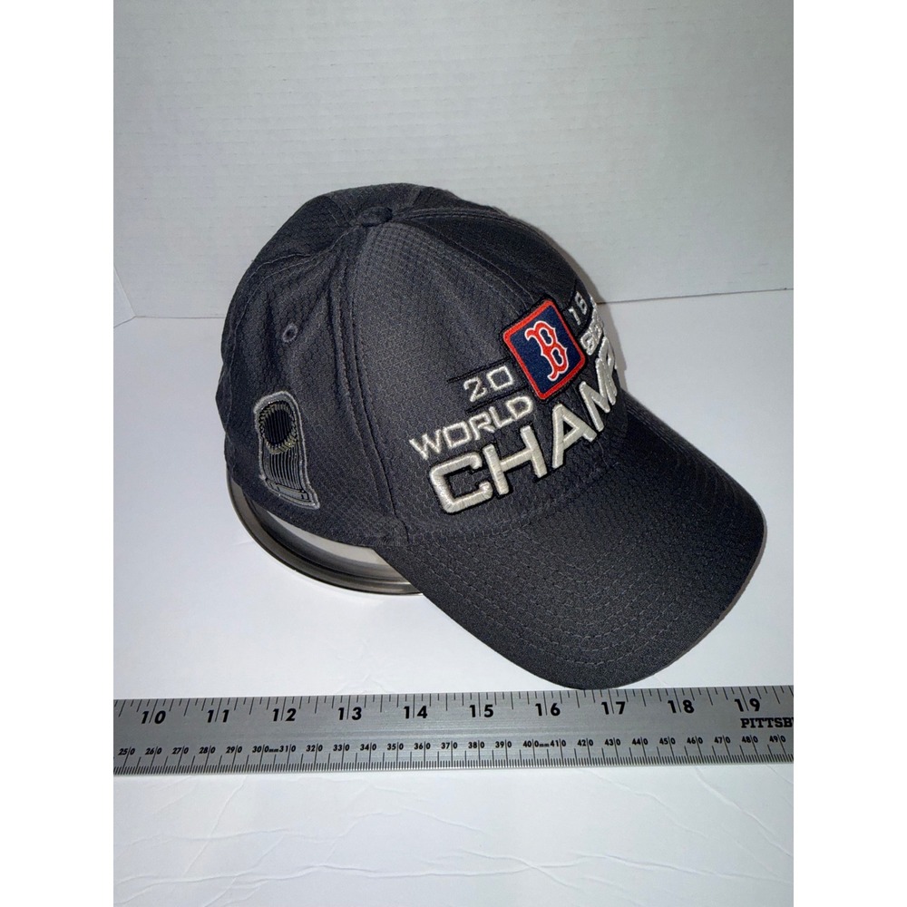 New Era 39THIRTY Boston Red Sox 2018 World Series‎ Champions Hat Gray Mens OSFM